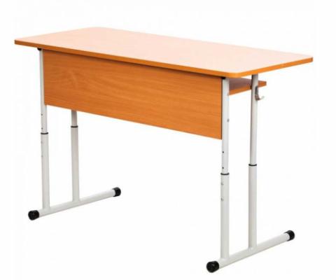 Стіл-помічник демонстраційний, для кабінету фізики та хімії, 600х750х900 мм., АНШАР ГРУП (100301), колір ДСП - бук